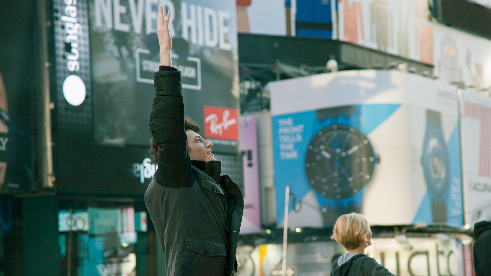 Google Androidify Kinect Game in Times Square New York City