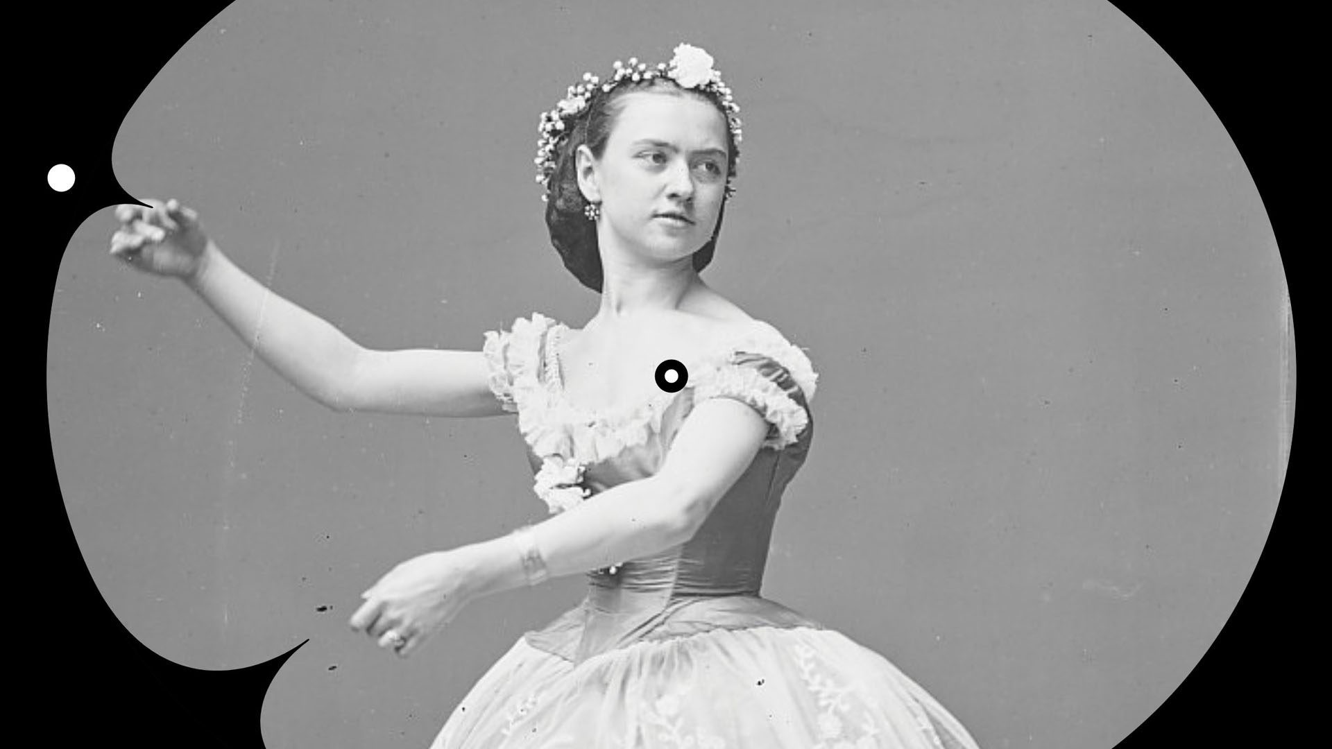smithsonian image of ballerina with minute hand identified by angle of her arms