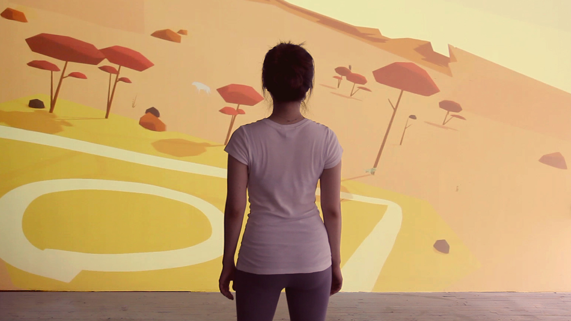 Clif Mantra Maker is an interactive running installation by Red Paper Heart where you can run through a generative landscape based on your drawing.