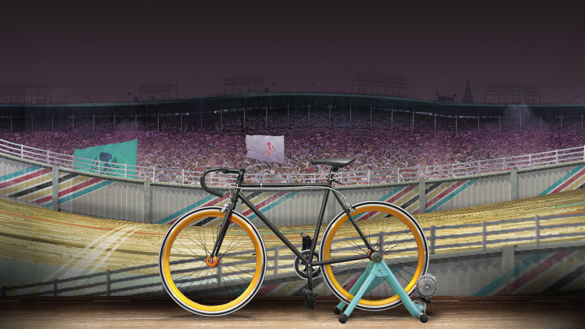 The Cycling Classic - style frames, on the track