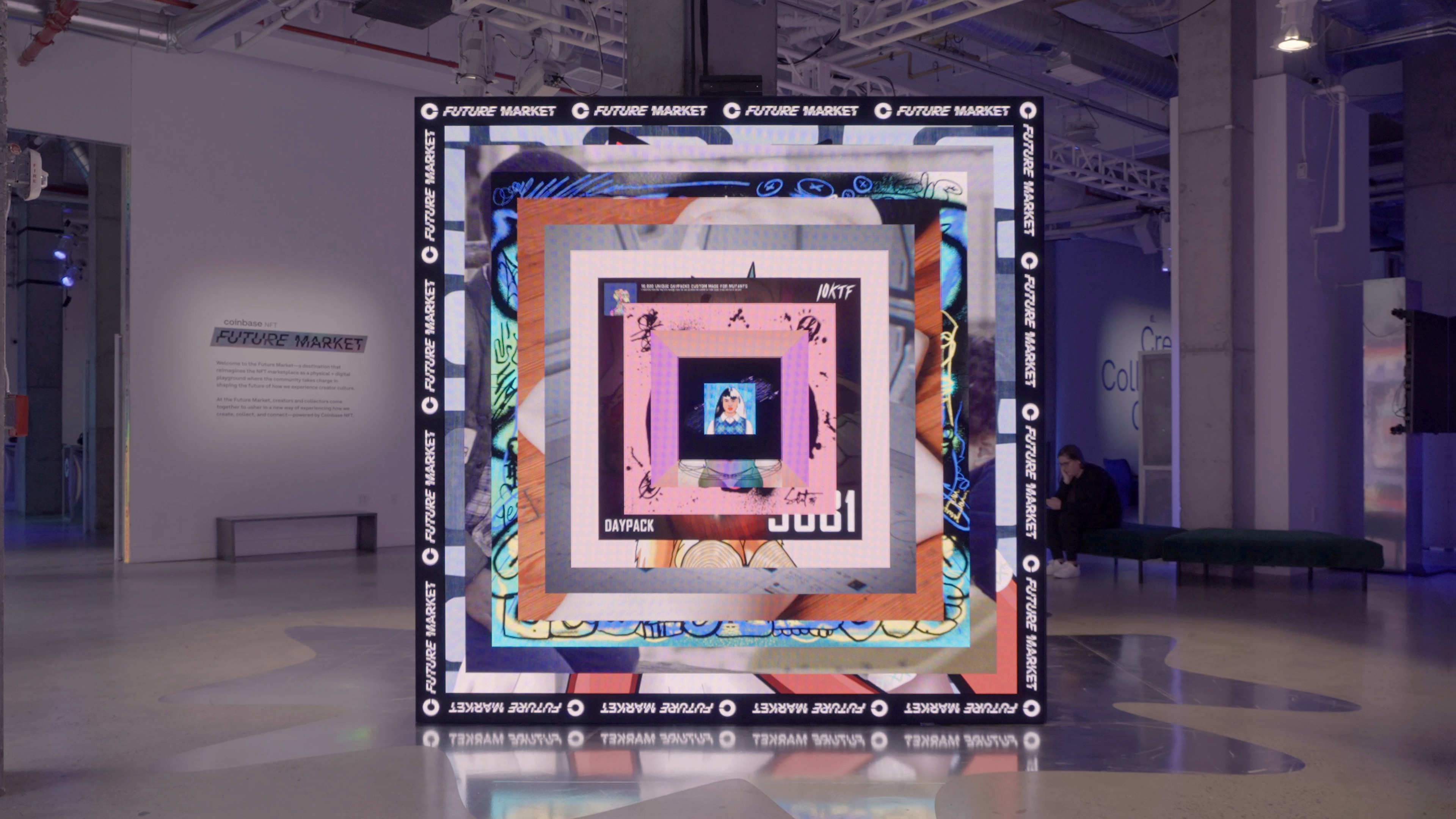FutureMarket Interactive Art Installation by Red Paper Heart.