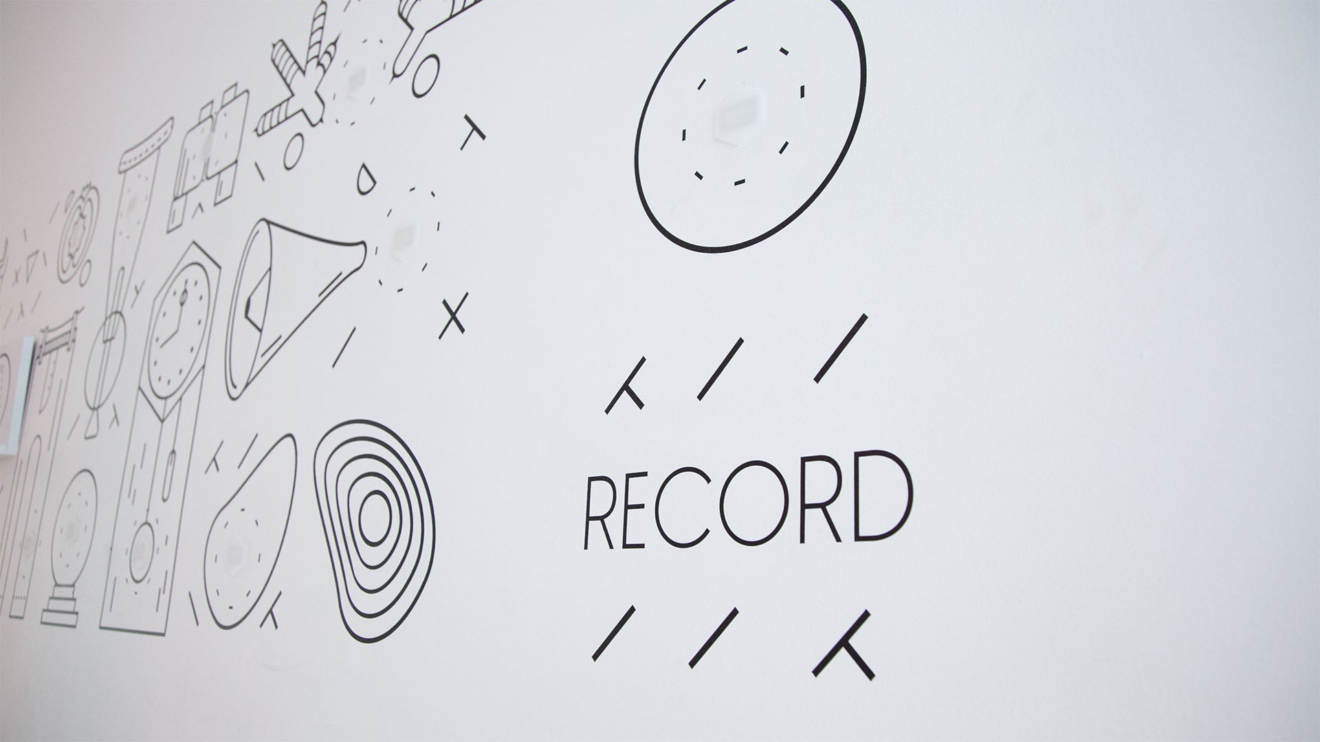 Hidden Stories - users can leave behind their own story by placing the device over the record sensor