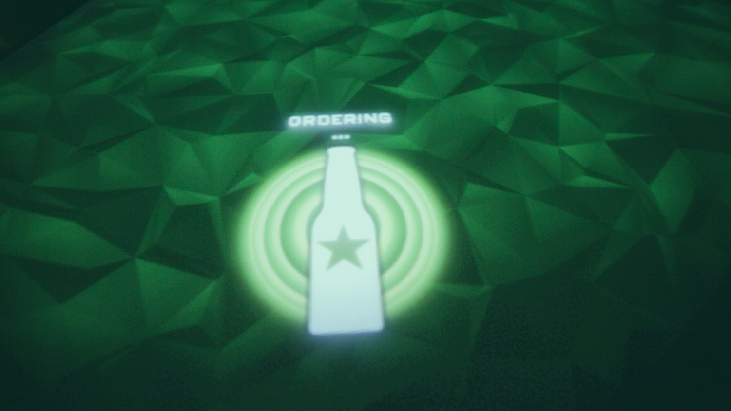 Heineken Interactive Bar - interactive multi-touch bar surface